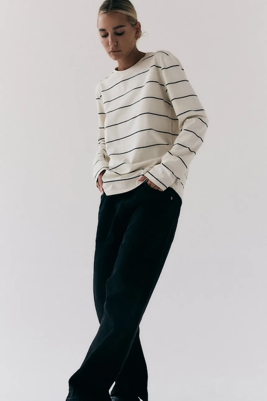 Odzież Muuv. longsleeve damski bawełniany BASIC LONGSLEEVE.BASIC biały