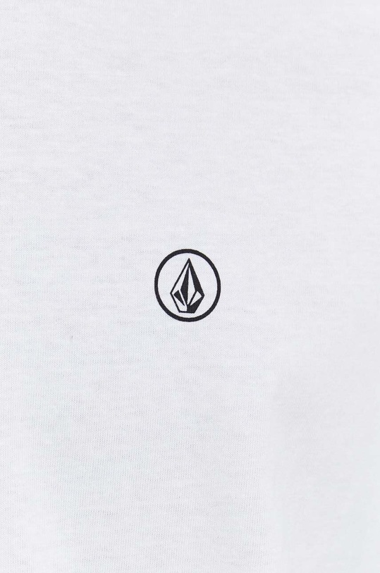 Volcom longsleeve bawełniany A3612308.BLK biały