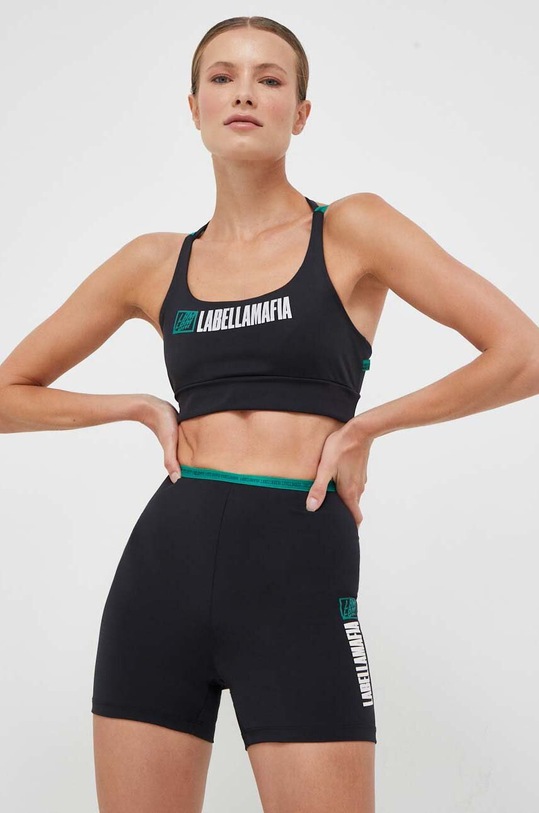 Odzież LaBellaMafia top i szorty treningowe Brave LB.27821 czarny