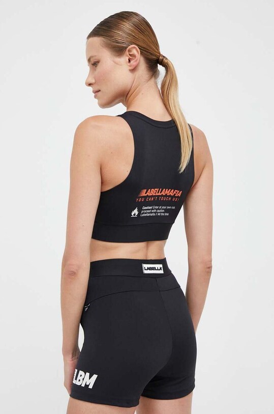 LaBellaMafia top i szorty treningowe Dangerous LB.27791 czarny