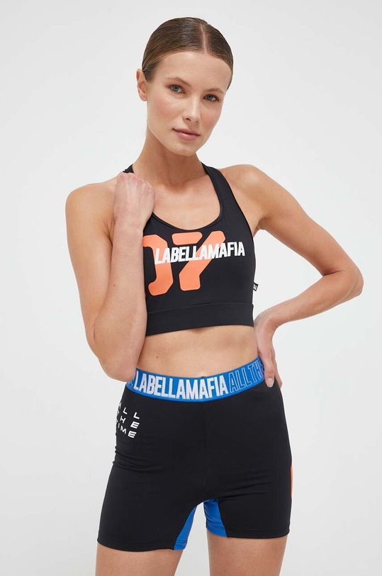 Top in kratke hlače za trening LaBellaMafia Madness LB.27979 črna ZW23