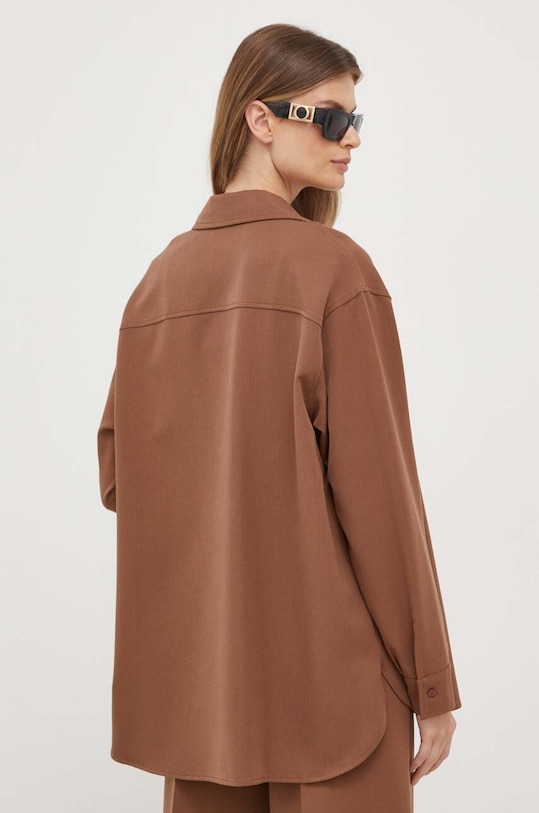 Oblečenie Košeľa Silvian Heach GPA23467CA hnedá