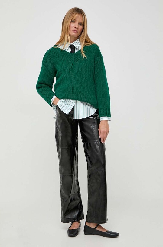 Beatrice B camasa din bumbac 23FA4058SHIRT verde ZW23