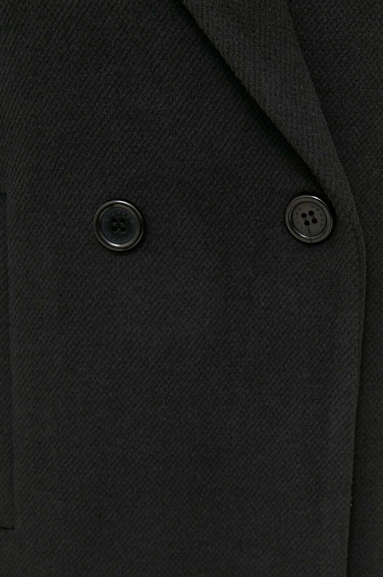 Παλτό Silvian Heach GPA23133CP μαύρο