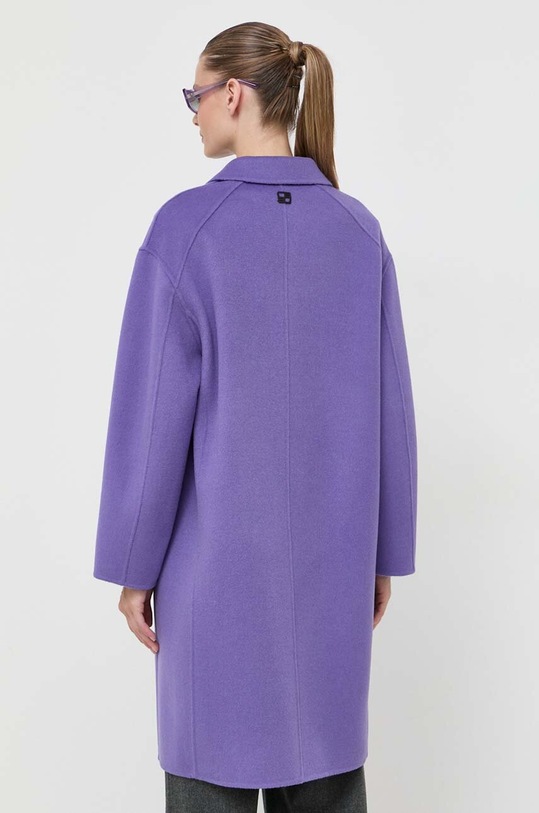 Odzież Beatrice B płaszcz wełniany 23FA2501DOUBLE fioletowy
