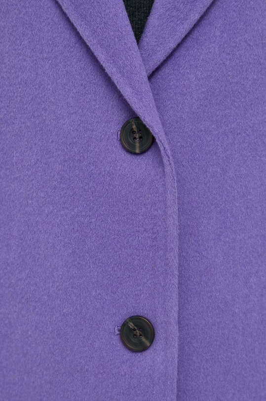 Beatrice B płaszcz wełniany 23FA2501DOUBLE fioletowy
