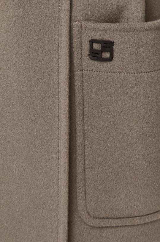 Вовняне пальто Beatrice B 23FA2500DOUBLE бежевий