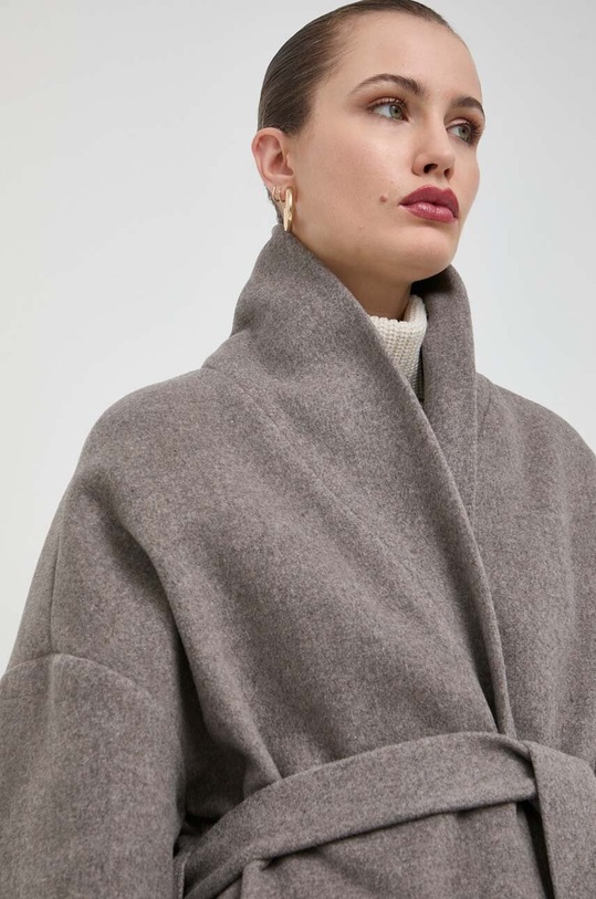 Beatrice B płaszcz wełniany 23FA2525VELOUR szary
