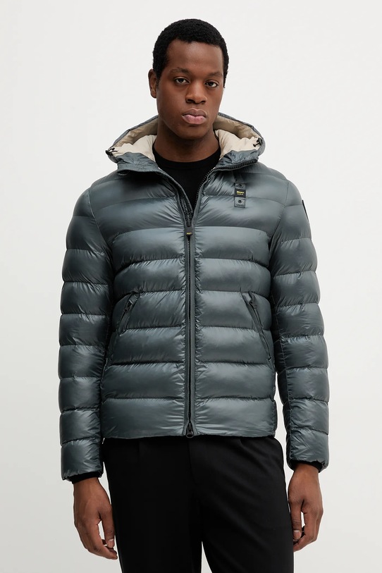 Blauer geacă cu captuseala verde BLUC02079