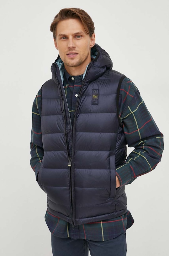 Blauer bezrękawnik puchowy pozostałe granatowy BLUX03081