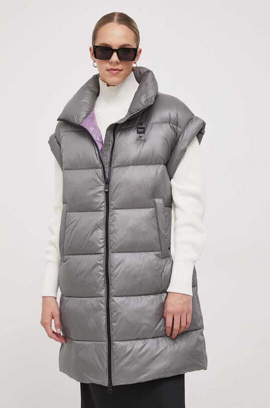 Blauer vesta cu captuseala gri BLDX02173