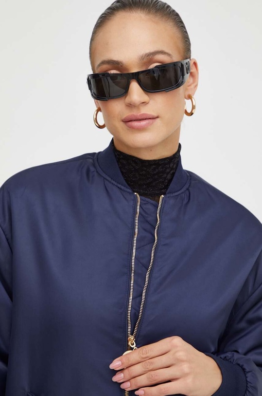 Μπουφάν bomber Silvian Heach σκούρο μπλε GPA23335GB