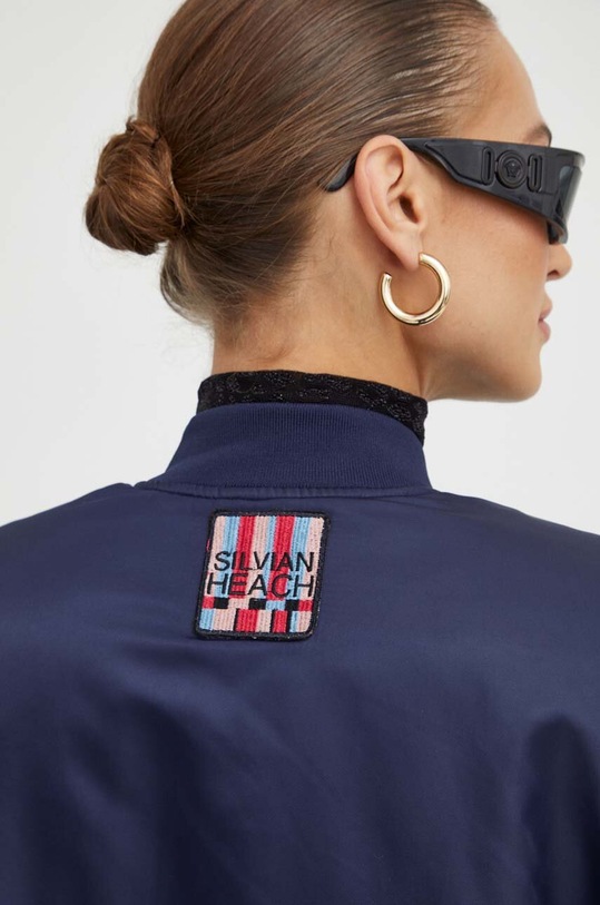 Μπουφάν bomber Silvian Heach GPA23335GB σκούρο μπλε