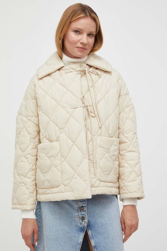 Bunda Beatrice B bez kapuce béžová 23FA2541QUILT