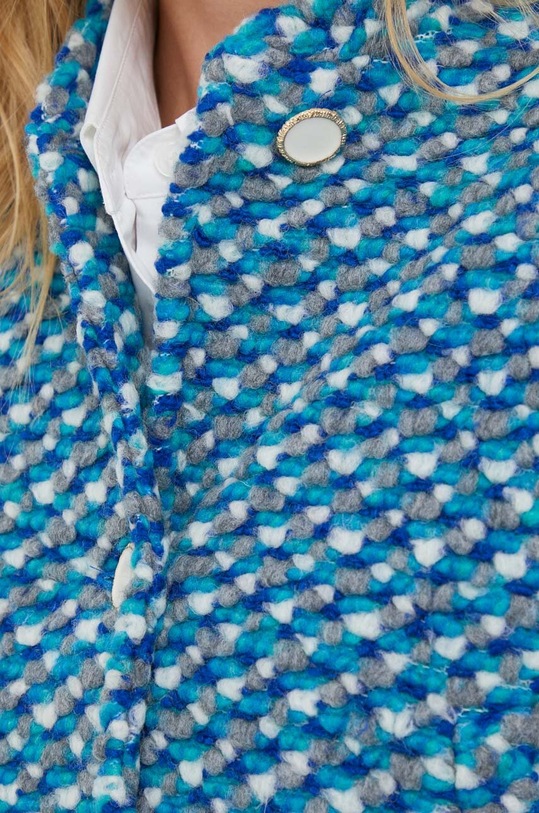 Μπουφάν από μίγμα μαλλιού Rich & Royal 2308.879 μπλε