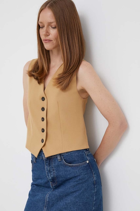 Rich & Royal mellény szövet barna 2307.809