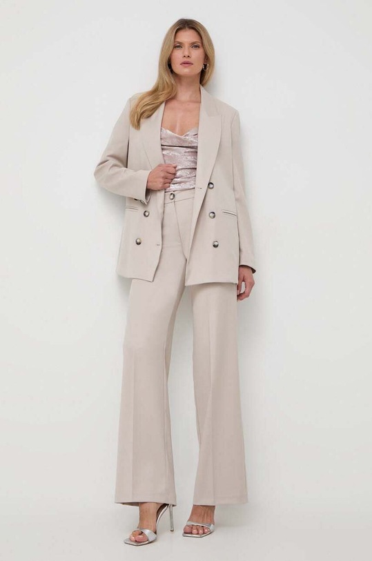 Silvian Heach marynarka tkanina beżowy CVA23093GC