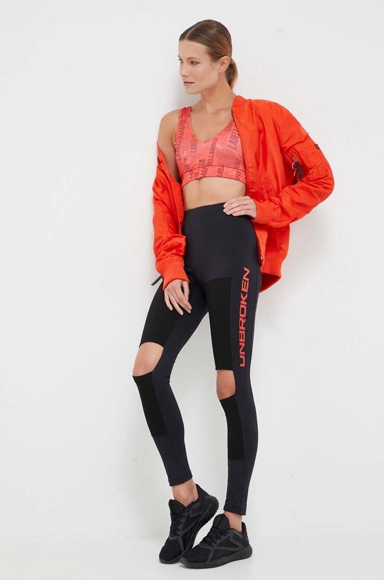 LaBellaMafia legginsy treningowe Unbroken LB.27077 czarny ZW23