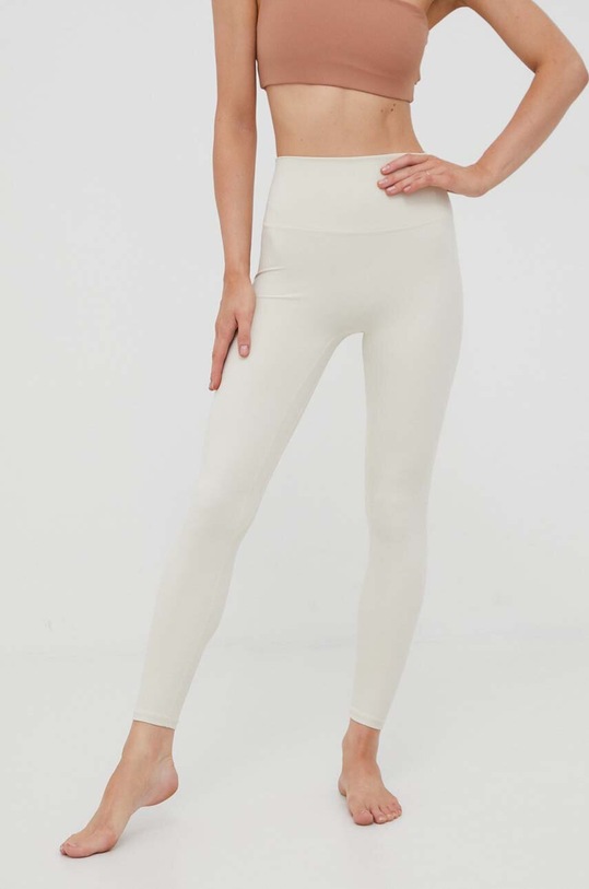 Joy in me legginsy do jogi Oneness Bond z elastanem beżowy Legginsy7.8.Oneness.Bo