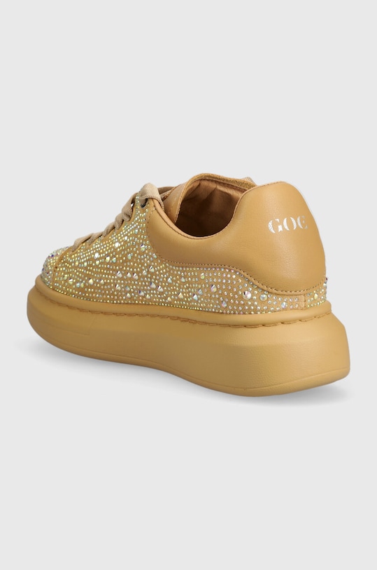 Obuwie GOE sneakersy zamszowe MM2N4006.BEIGE beżowy