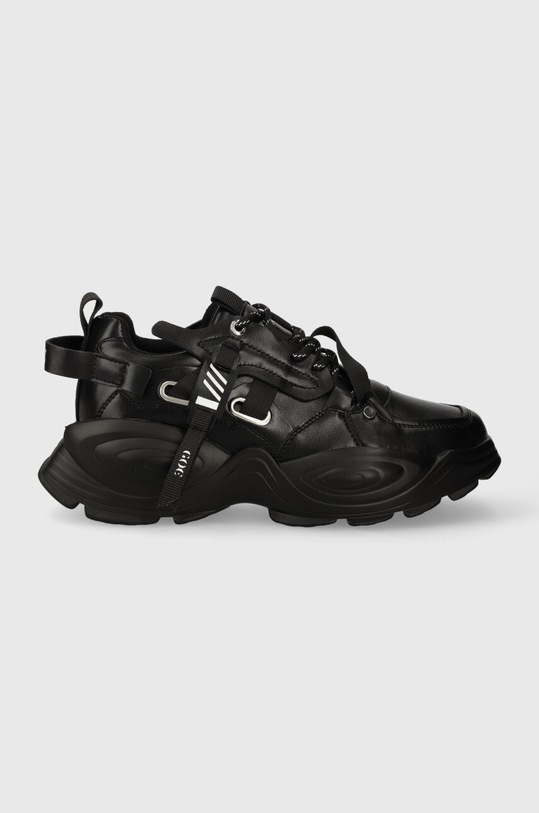GOE sneakers din piele platformă negru MM2N4014.BLACK