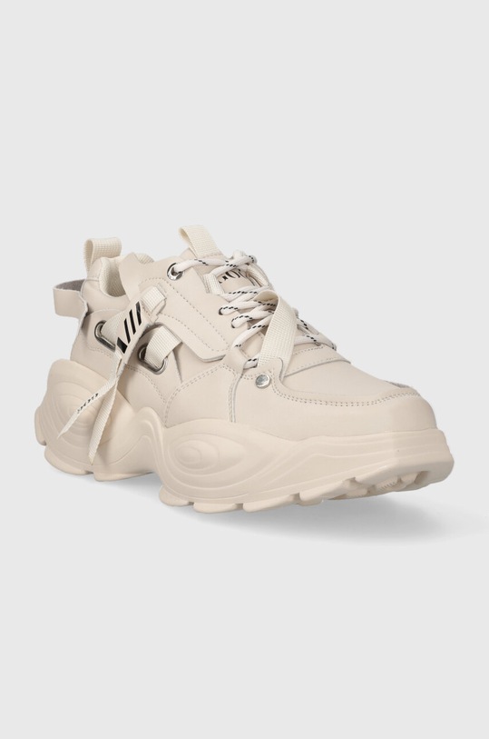 Kožené sneakers boty GOE MM2N4015.BEIGE béžová ZW23