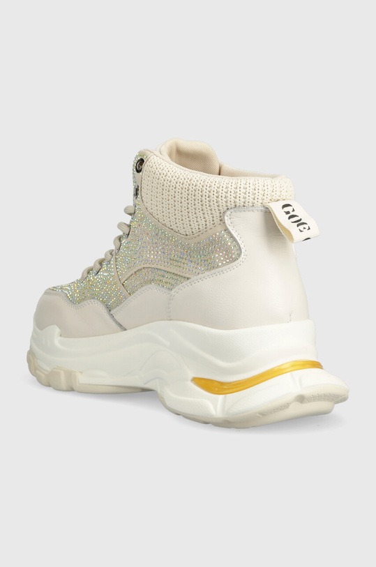 Încălțăminte GOE sneakers din piele MM2N4016.WHITE alb