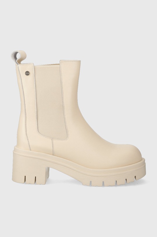 GOE ghete chelsea de piele 5-8 cm bej MM2N4055.BEIGE
