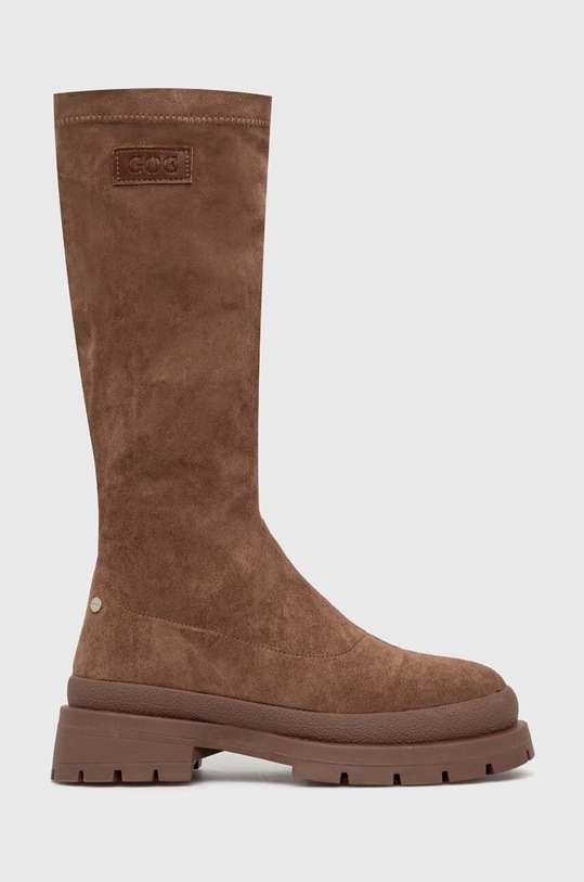 GOE kozaki brak zapięcia brązowy MM2N4065.BROWN