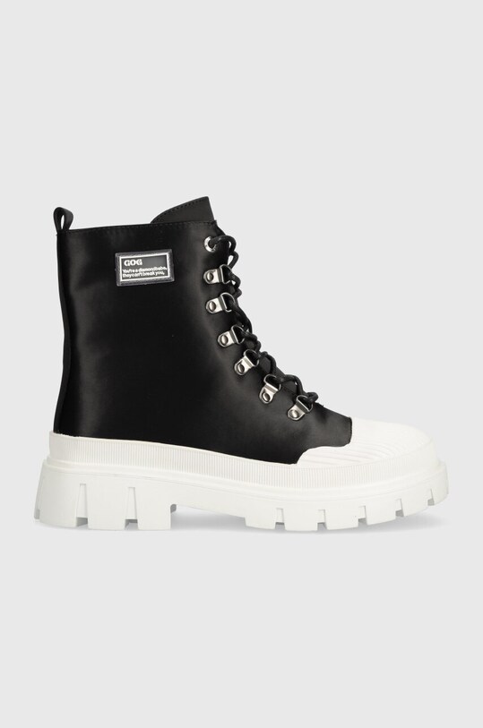 GOE bocanci cu snur negru MM2N4077.BLACK