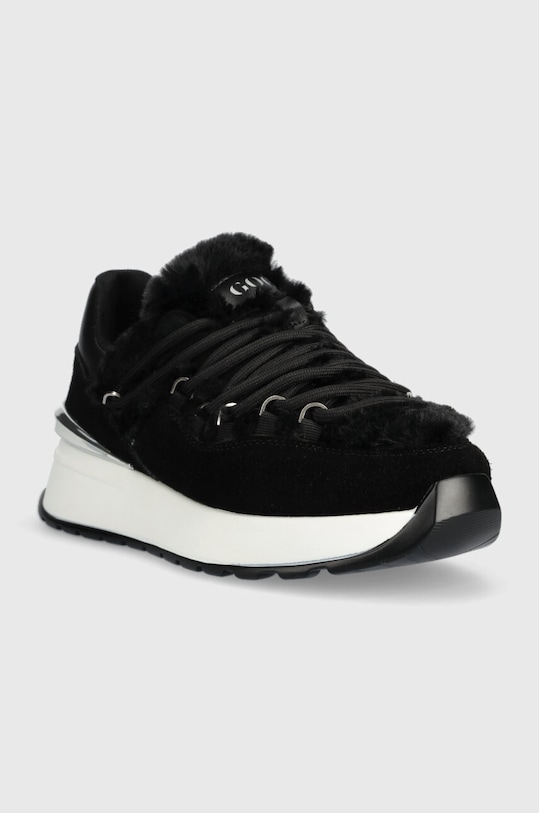 GOE sneakersy zamszowe MM2N4094.BLACK czarny ZW23