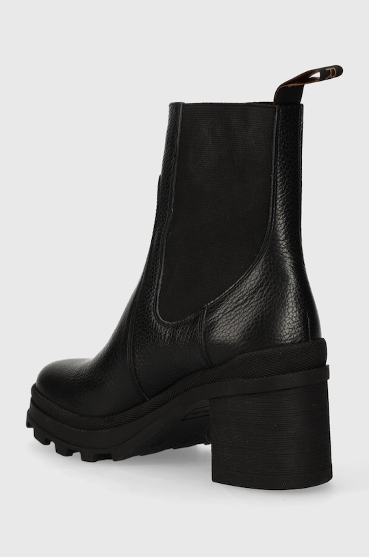 Obuwie Charles Footwear sztyblety skórzane Melby Melby czarny