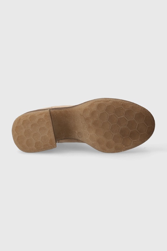 Charles Footwear magasszárú cipő velúrból Bea Bea.Boots.Sabbia bézs