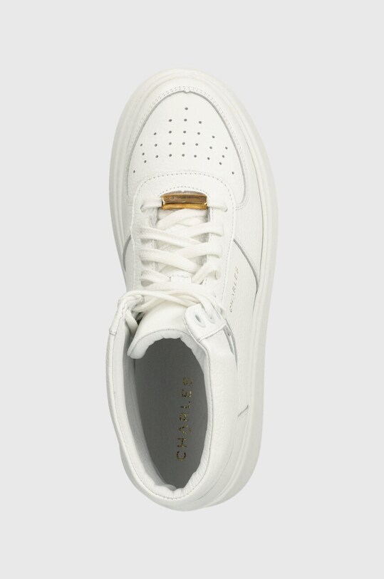 Charles Footwear sneakers din piele Zana alb Zana.Sneaker.High.White