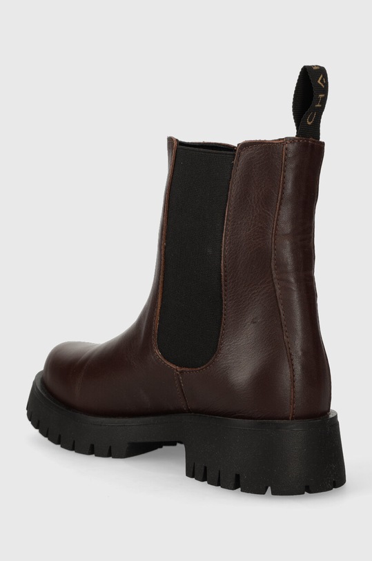 Cipők Charles Footwear bőr bokacsizma Julie Julie.Boots.Dark.Brown barna