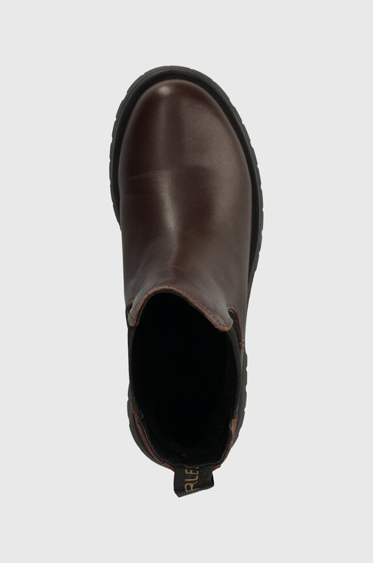 Charles Footwear bőr bokacsizma Julie barna Julie.Boots.Dark.Brown