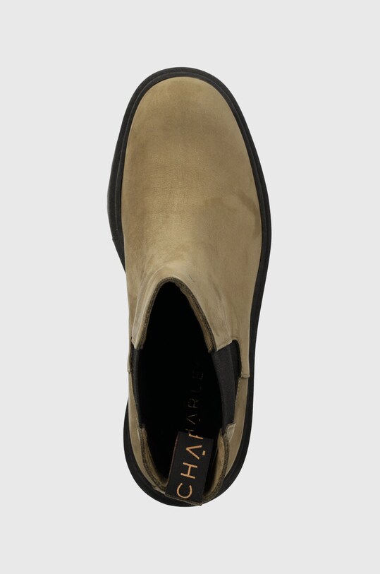Замшеві черевики Charles Footwear Diana зелений Diana.Boots.Military.G