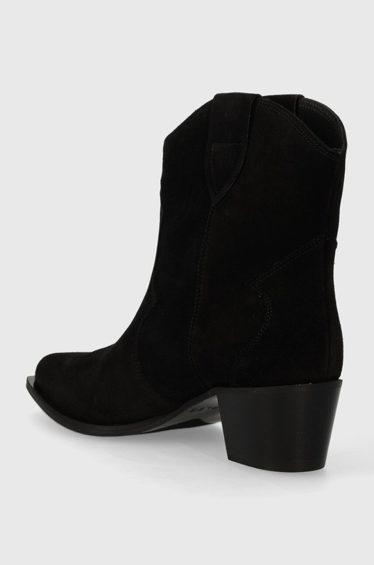 Încălțăminte Charles Footwear cizme de cowboy din piele intoarsa Viola Viola.Western.B.L.B negru