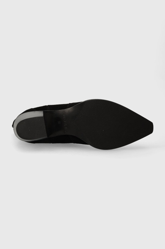 Charles Footwear cizme de cowboy din piele intoarsa Viola Viola.Western.B.L.B negru