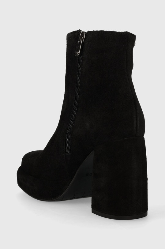 Παπούτσια Σουέτ μπότες Wojas 5520261 μαύρο