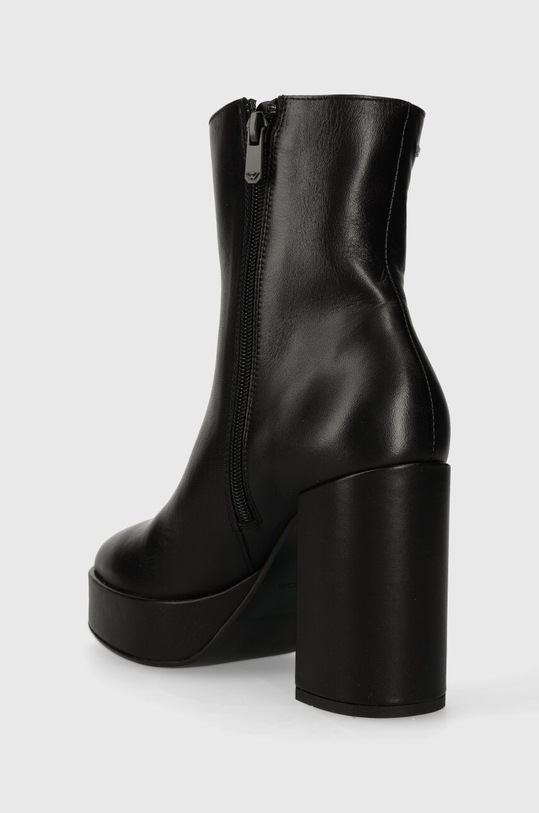 Obuwie Wojas botki skórzane 5521351 czarny