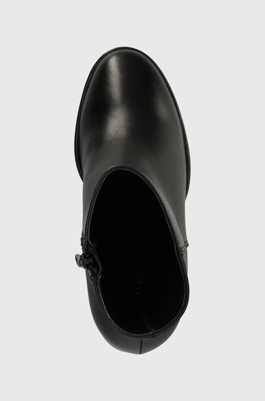 Wojas botki skórzane czarny 5521351