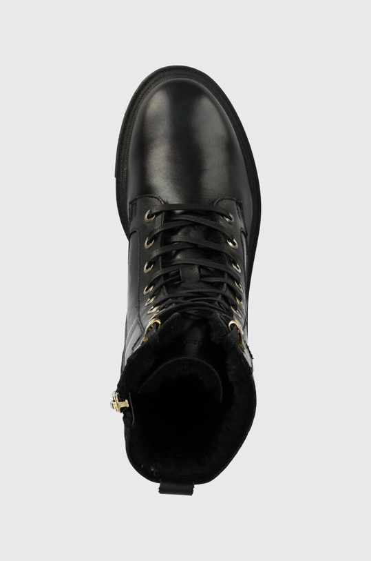 Wojas workery skórzane czarny 6411751