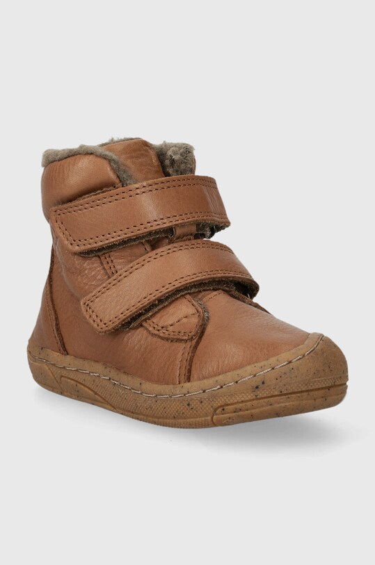 Froddo buty zimowe skórzane dziecięce G2110124.3.20.24 brązowy ZW23
