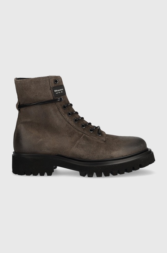Blauer cizme din piele intoarsa FLYNN casual maro F3FLYNN02.SUE