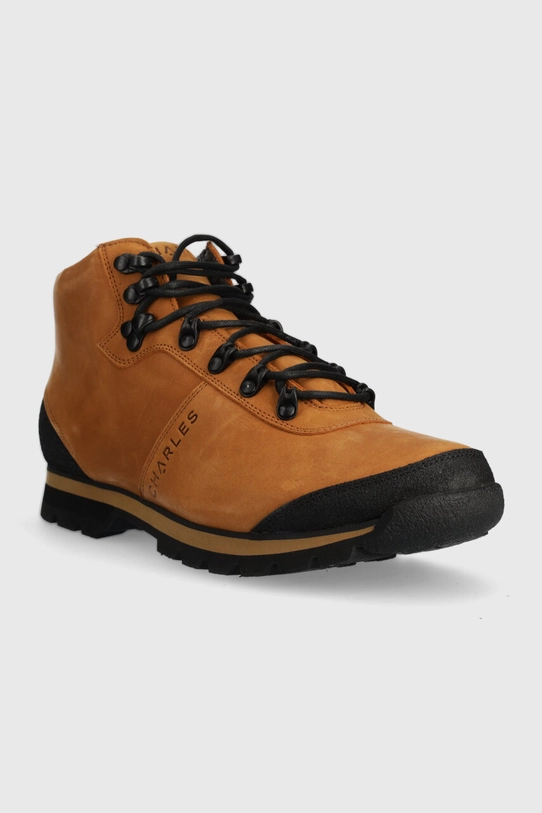 Charles Footwear pantofi de piele intoarsa Carney Carney.Hiker.Yellow maro ZW23