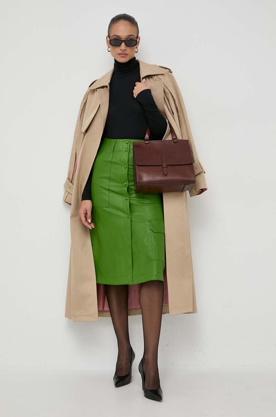 Beatrice B spódnica 23FA5776MET zielony ZW23