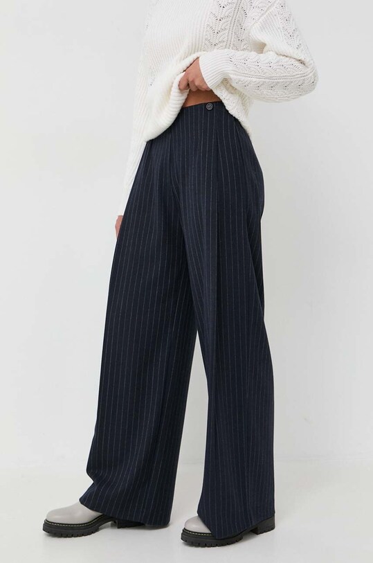 Nohavice Silvian Heach CVA23091PA tmavomodrá ZW23