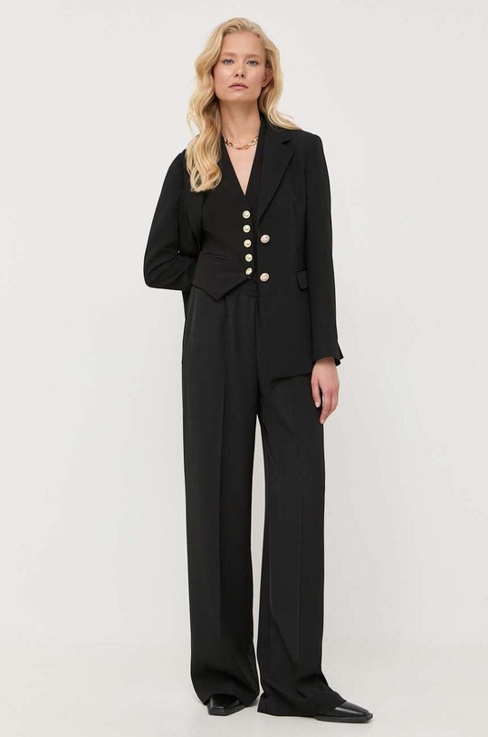 Silvian Heach pantaloni GPA23138PA nero ZW23