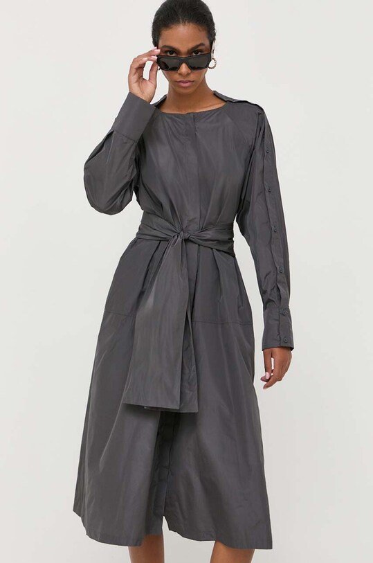 Obleka Liviana Conti Oversize siva F3WY15